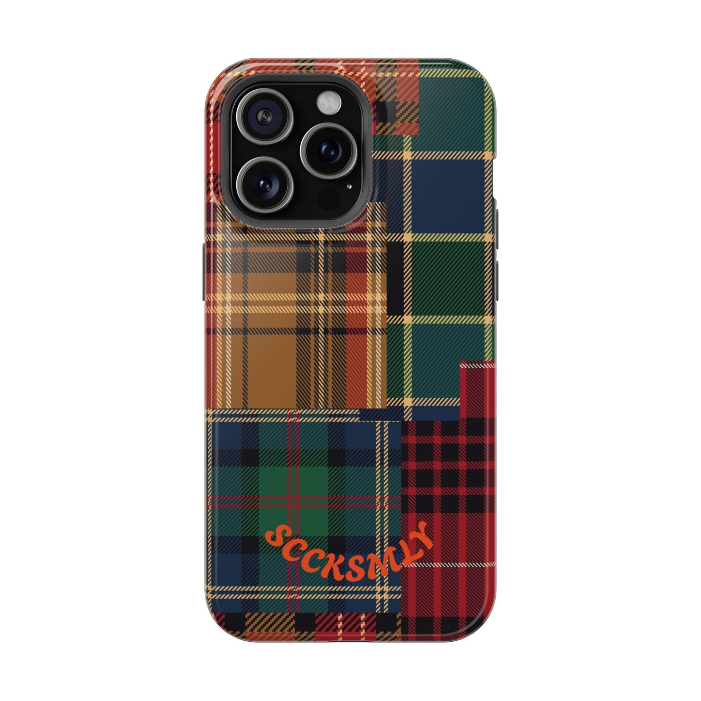 Heritage Hues Patchwork Tough Phone Case for Apple