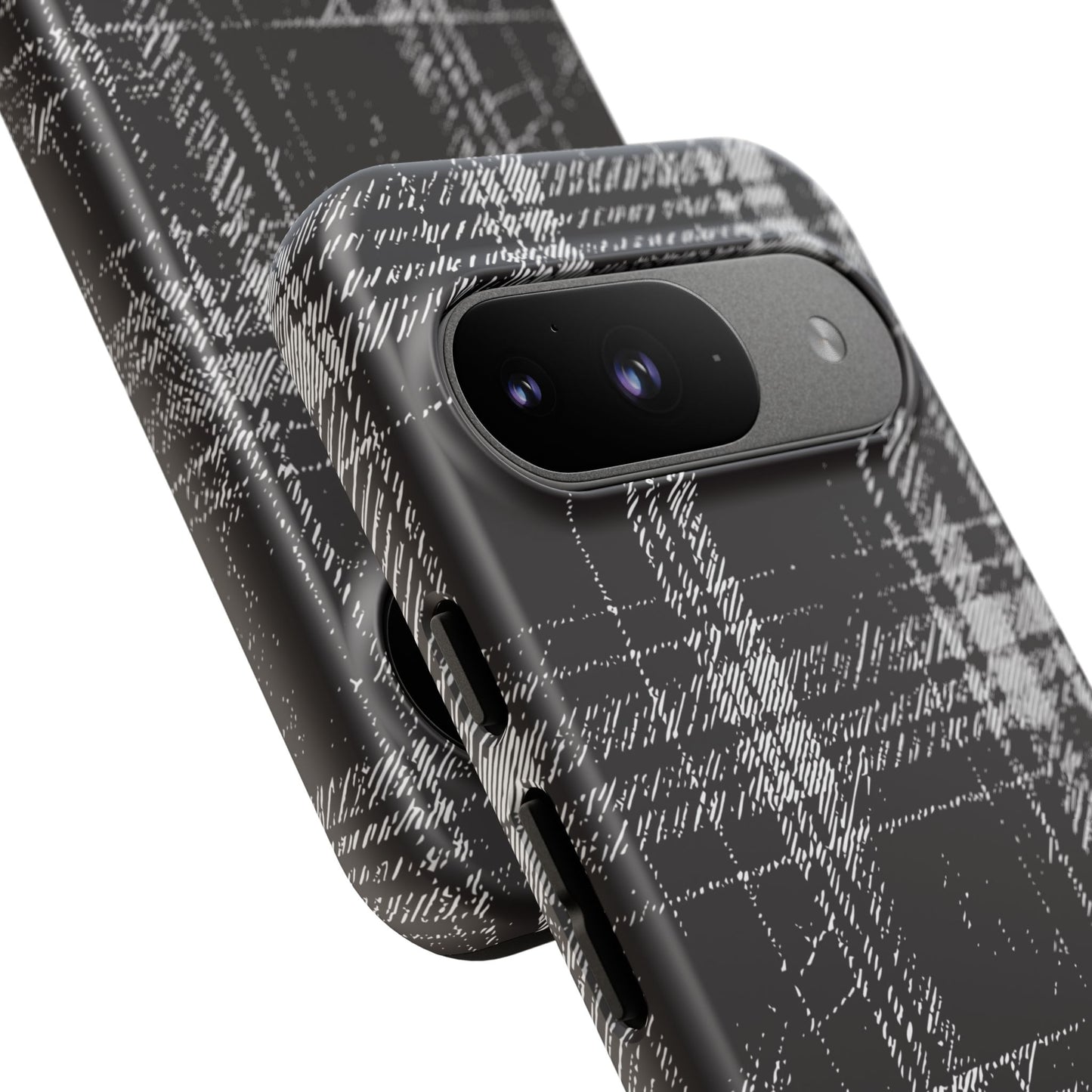 Smoky Grungy Plaid Phone Case for Google Pixel
