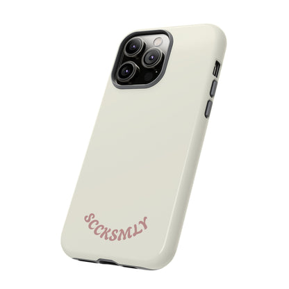 Sweet Oat Milk Tough Phone Case for Apple