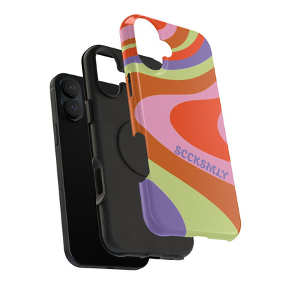 Curvy Swirl Phone Case for Apple