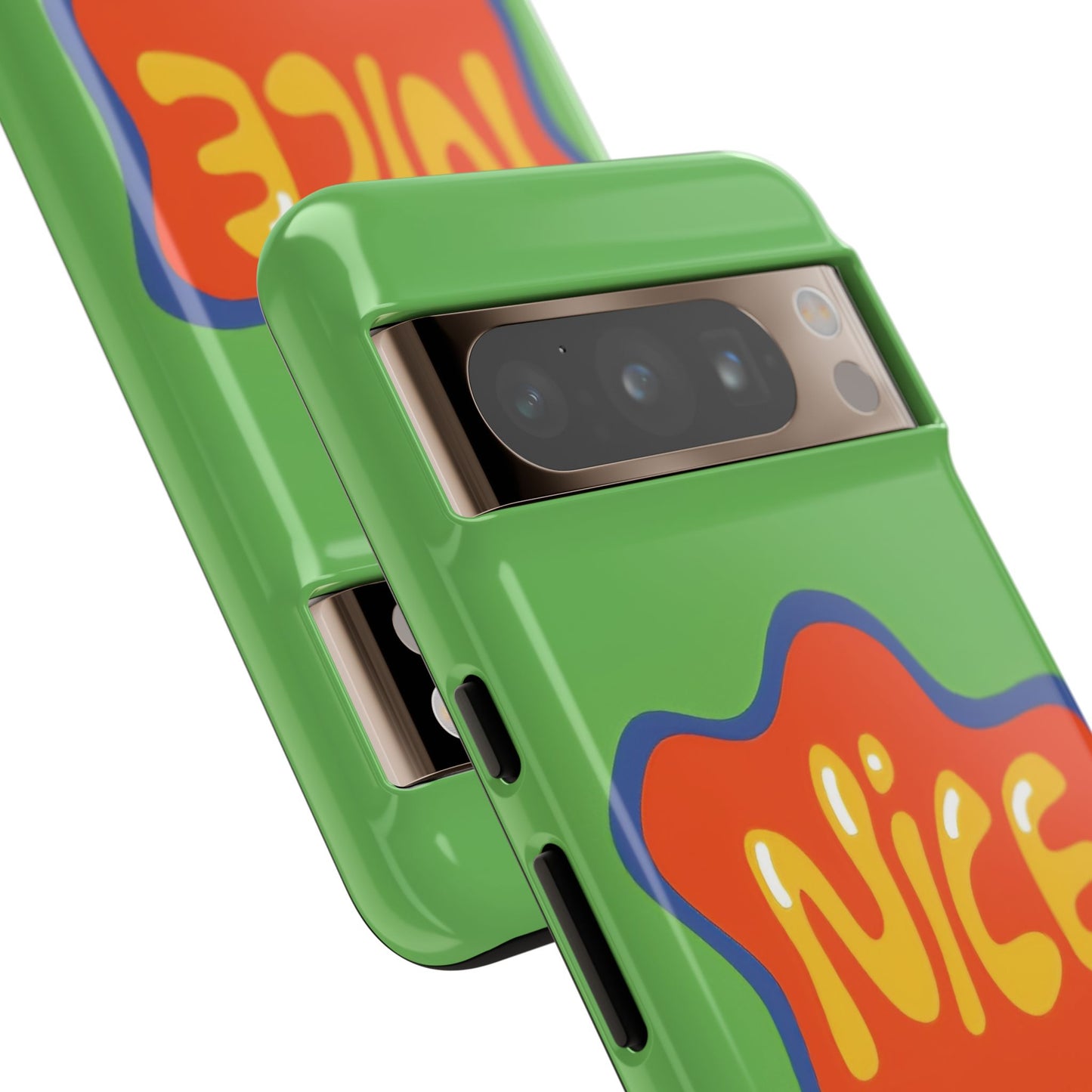 Green "NICE" Tough Phone Case for Google Pixel