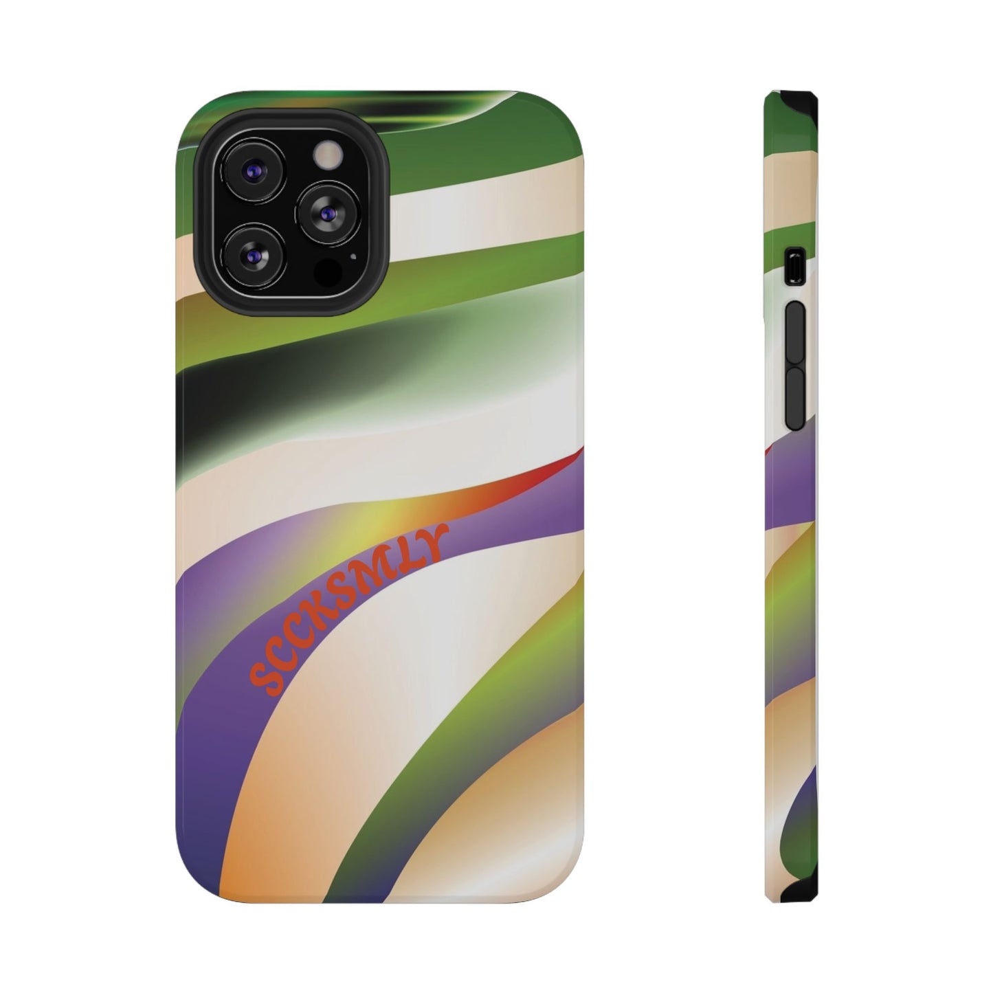 Green Waves Phone Case for Apple
