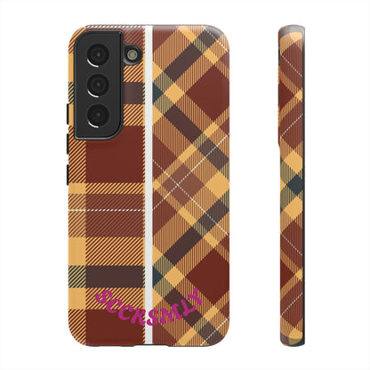 Autumn Plaid Phone Case for Samsung