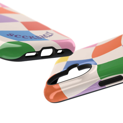 Checker Flicker Phone Case Apple