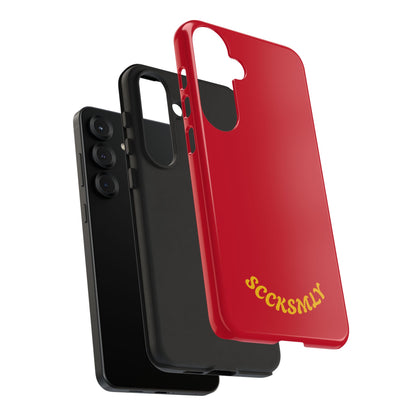 SOLID Calm Cherry Tough Case for Samsung