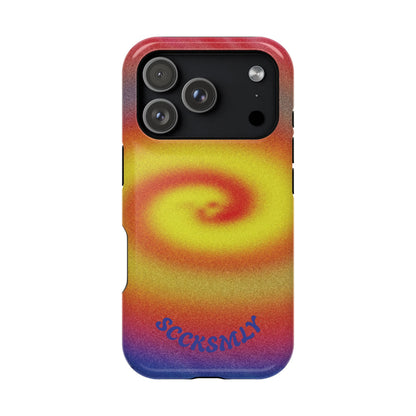 Toxic Spiral Tough Phone Case for Apple