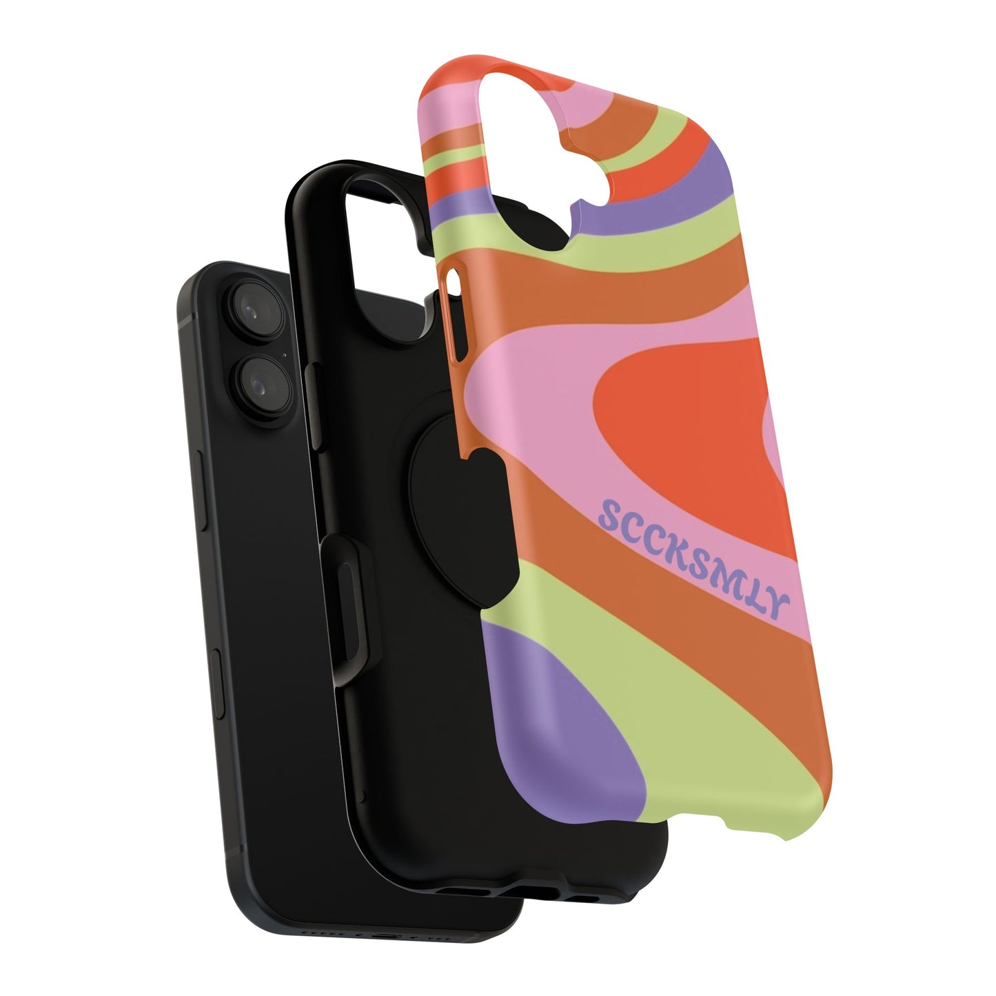 Curvy Swirl Phone Case for Apple