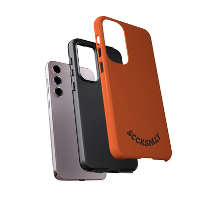 SOLID Tangerine Tough Case for Samsung