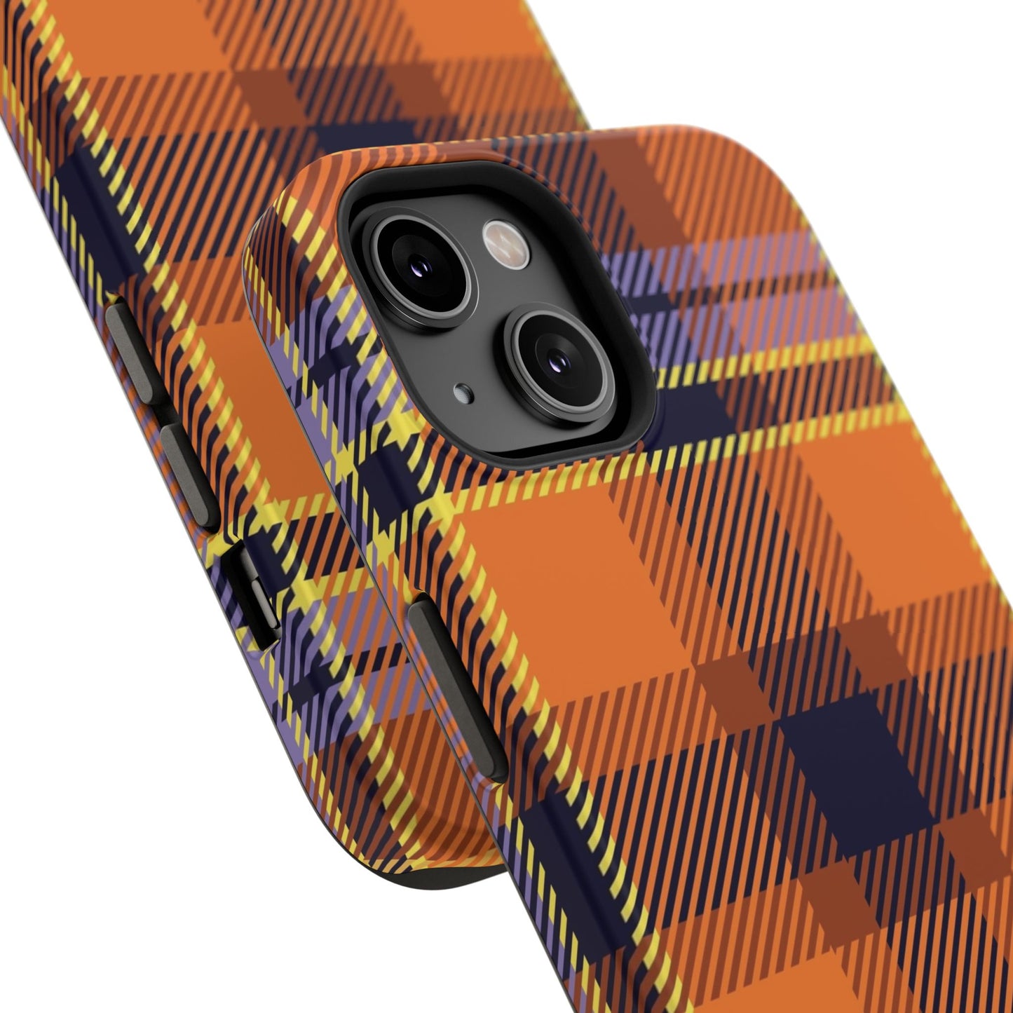 Orange Sickle Plaid  Phone Case for Apple