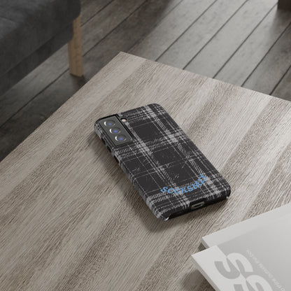Smoky Grungy Plaid Phone Case for Samsung
