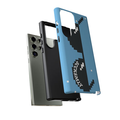 Pixel Glass Tough Phone Case for Samsung