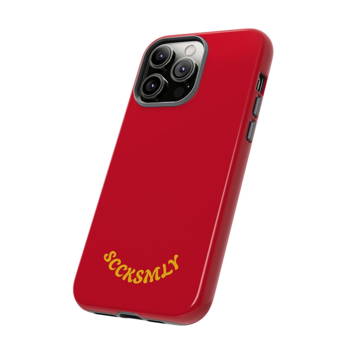 SOLID Calm Cherry Tough Case for Apple