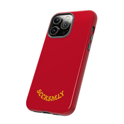SOLID Calm Cherry Tough Case for Apple