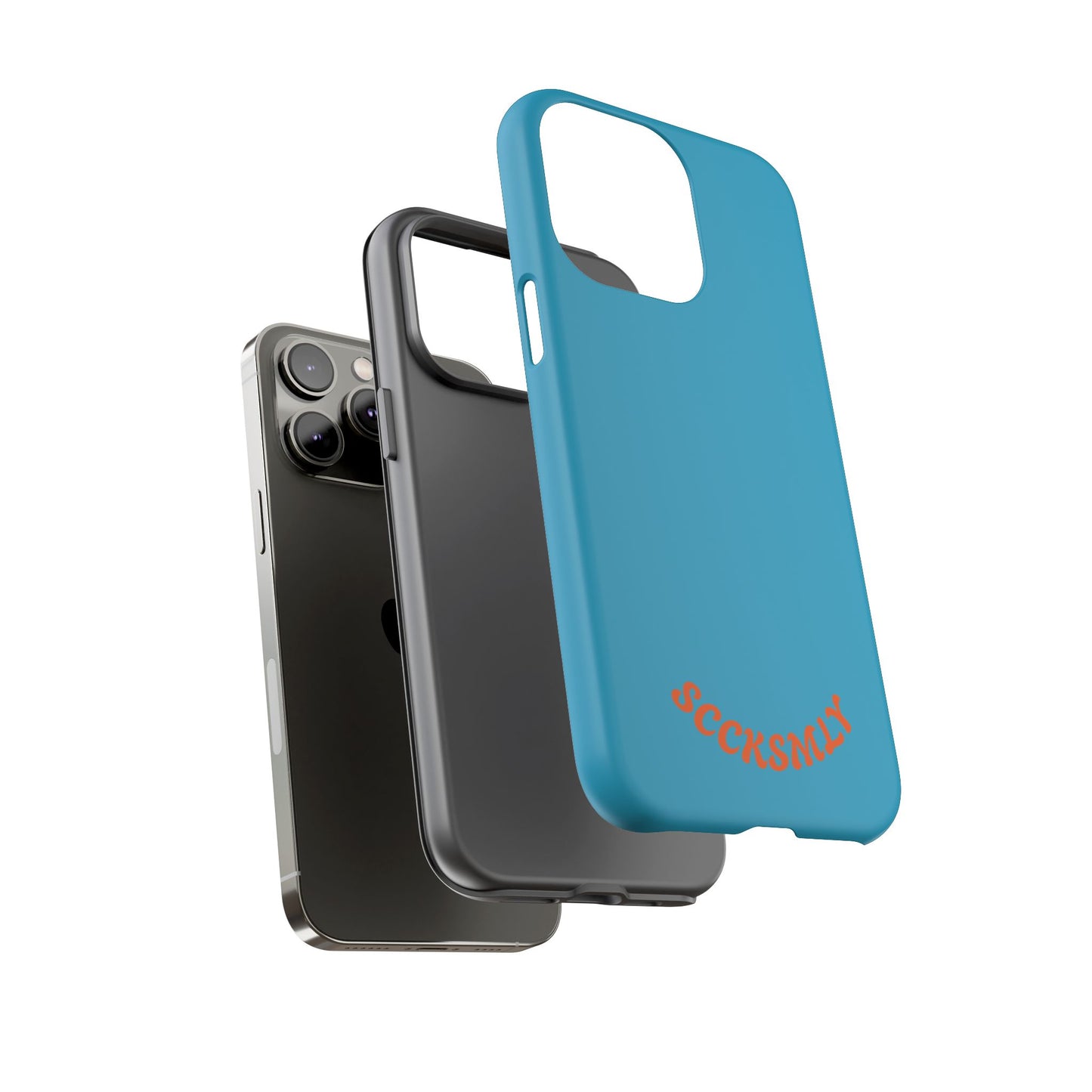 SOLID Blue Spook Tough Case for Apple