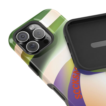 Green Waves Phone Case for Apple