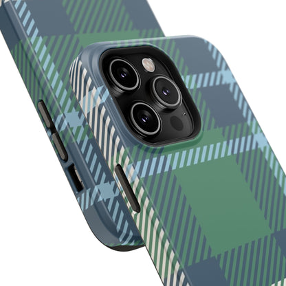 Earth and Sky Plaid Phone Case for Apple
