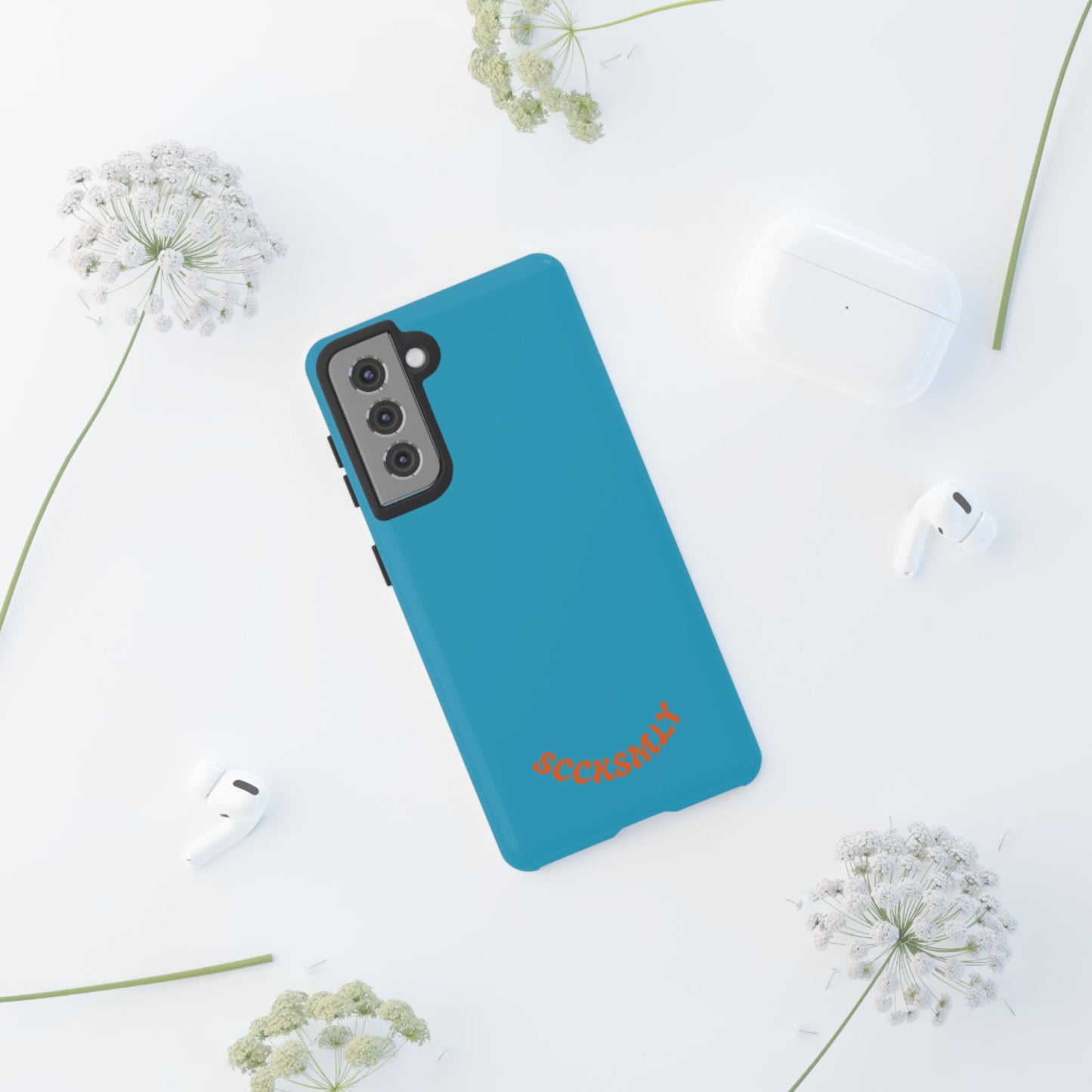 SOLID Blue Spook Tough Case for Samsung