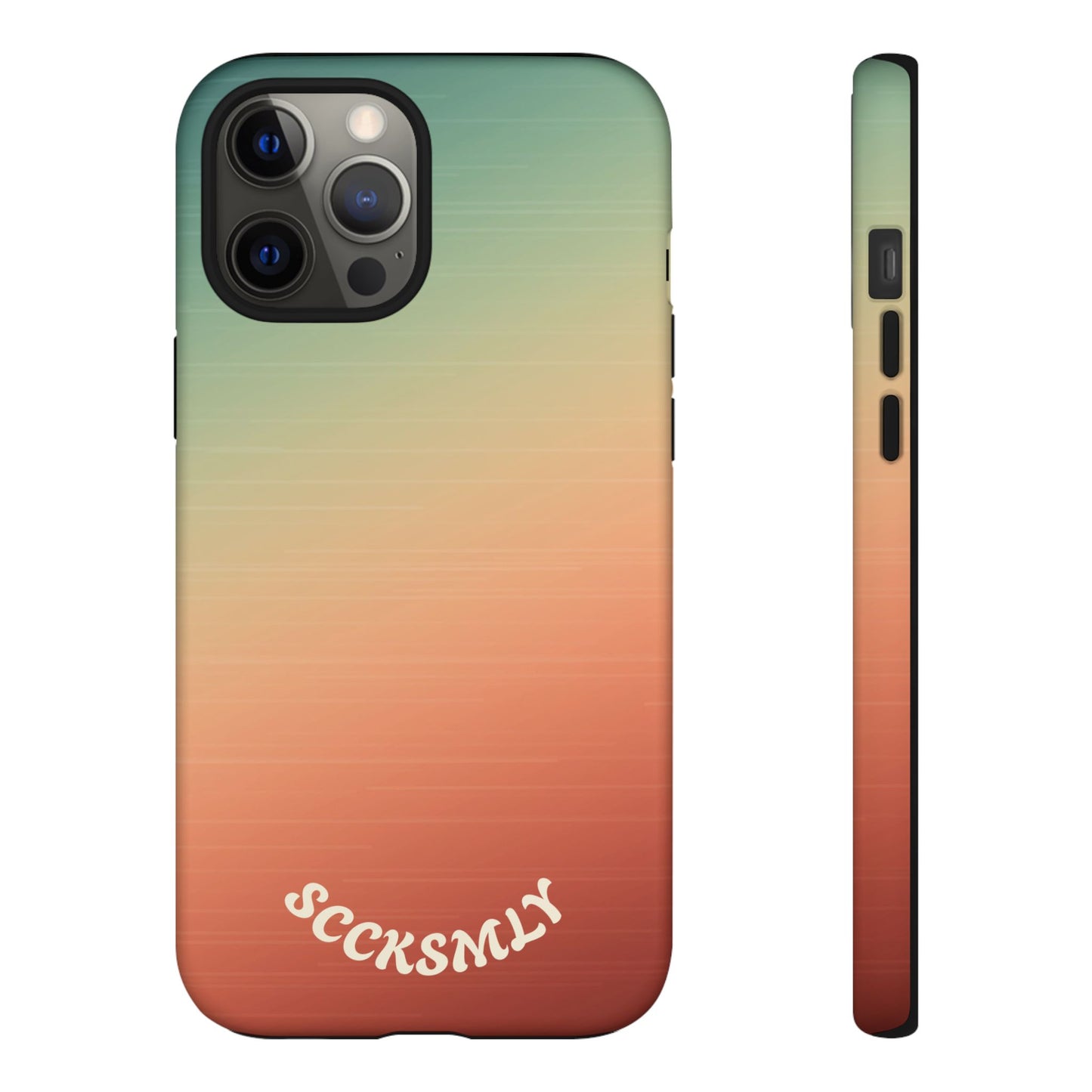 Warm Ombré Tough Phone Case for Apple