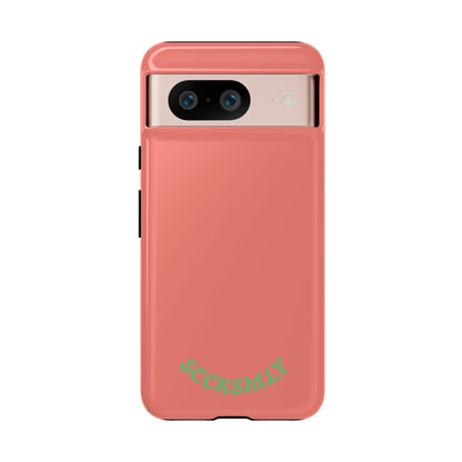 SOLID Guava Melon Wave Tough Phone Case for Google Pixel