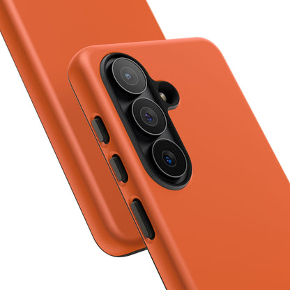 SOLID Tangerine Tough Case for Samsung