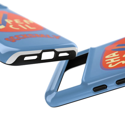 Blue "SHARPEN PENCIL" Tough Phone Case for Google Pixel