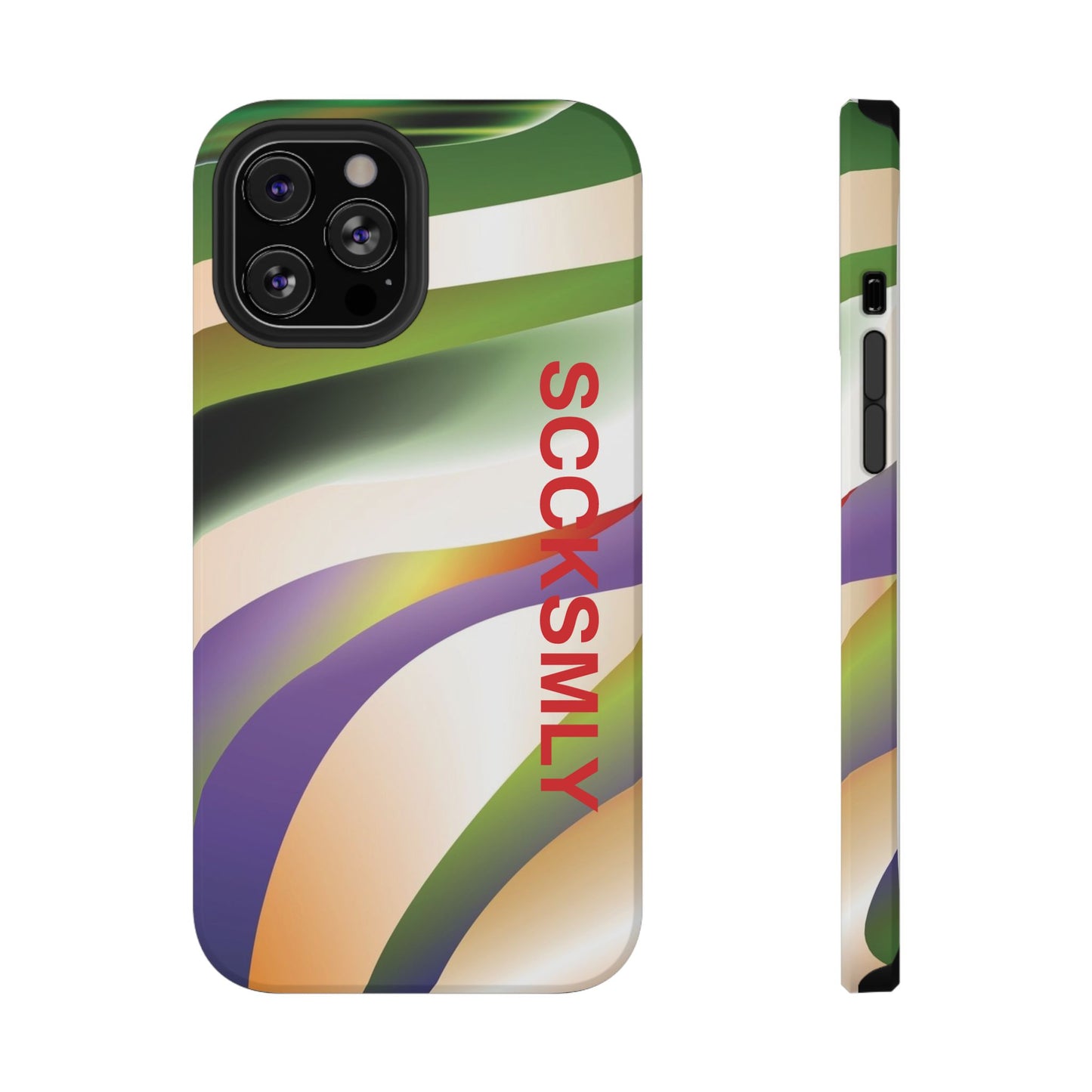 Green Waves Phone Case for "IOS or Apple"