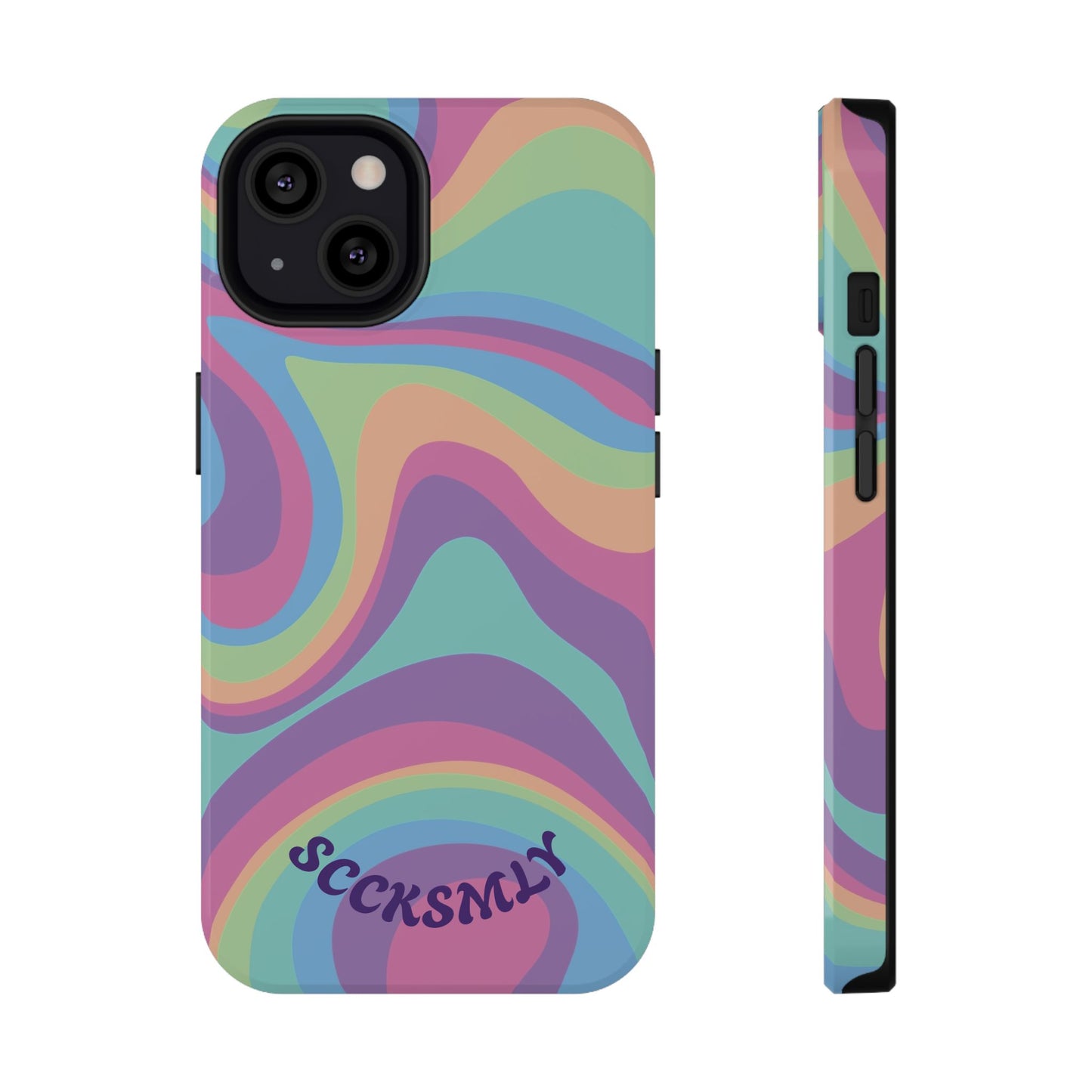 Pastel Swirl Phone Case for Apple