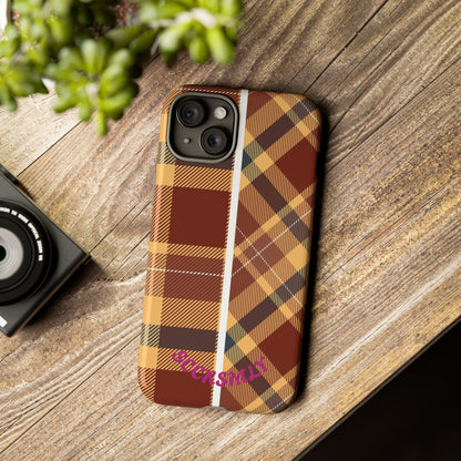 Autumn Plaid Phone Case for Apple
