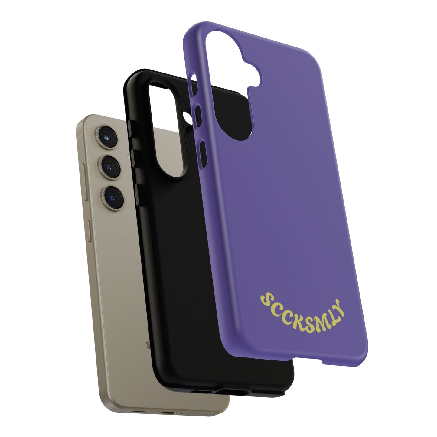 SOLID Dreamy Dusk Purple Tough Case for Samsung