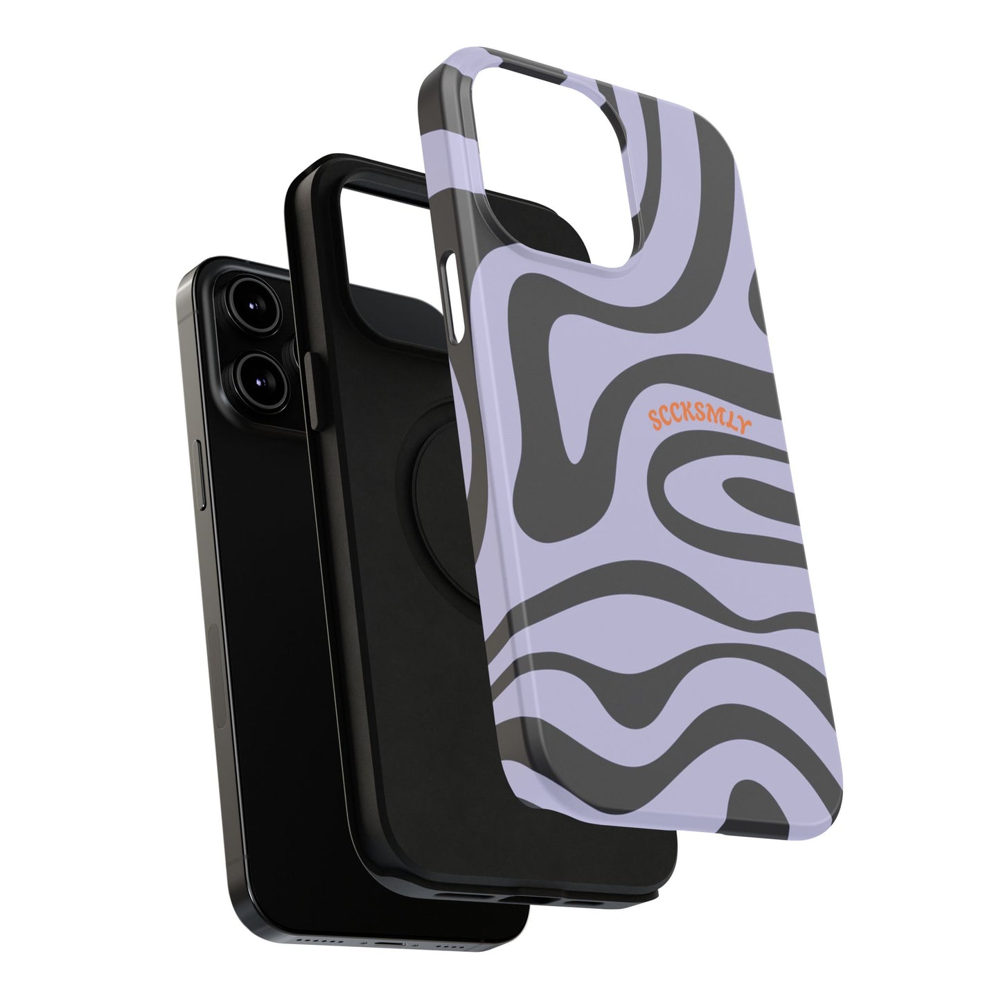 Purple Swirl Phone Case for Apple