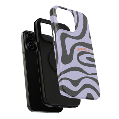 Purple Swirl Phone Case for Apple