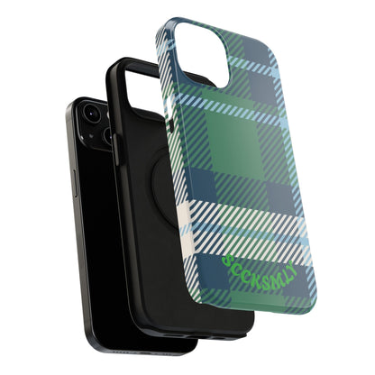 Earth and Sky Plaid Phone Case for Apple