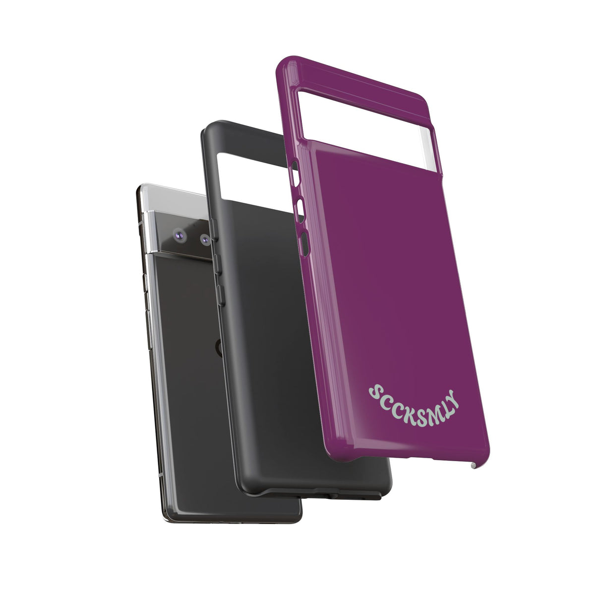 SOLID Amethyst Matte Tough Phone Case for Google Pixel