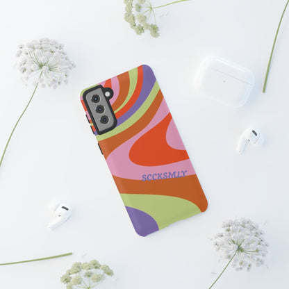 Curvy Swirl Phone Case for Samsung