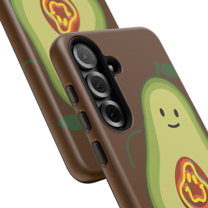Playful Vegan Avocado Phone Case for Samsung