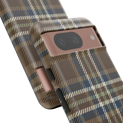 Earth and Sky Plaid Phone Case for Google Pixel