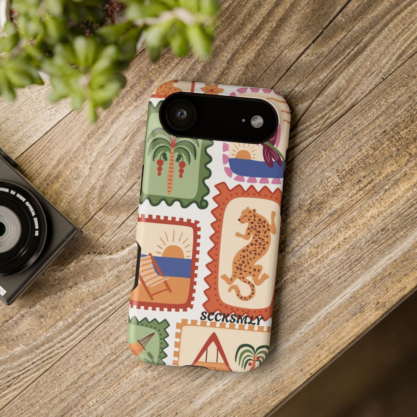 Tropical Print Phone Case for Apple
