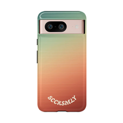 Warm Ombré Tough Phone Case for Google Pixel