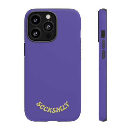 SOLID Dreamy Dusk Purple Tough Case for Apple