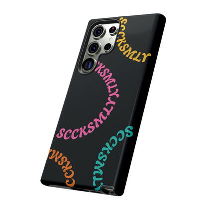 Y2K Wavy Script Tough Case for Samsung