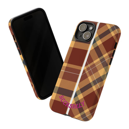 Autumn Plaid Phone Case for Apple