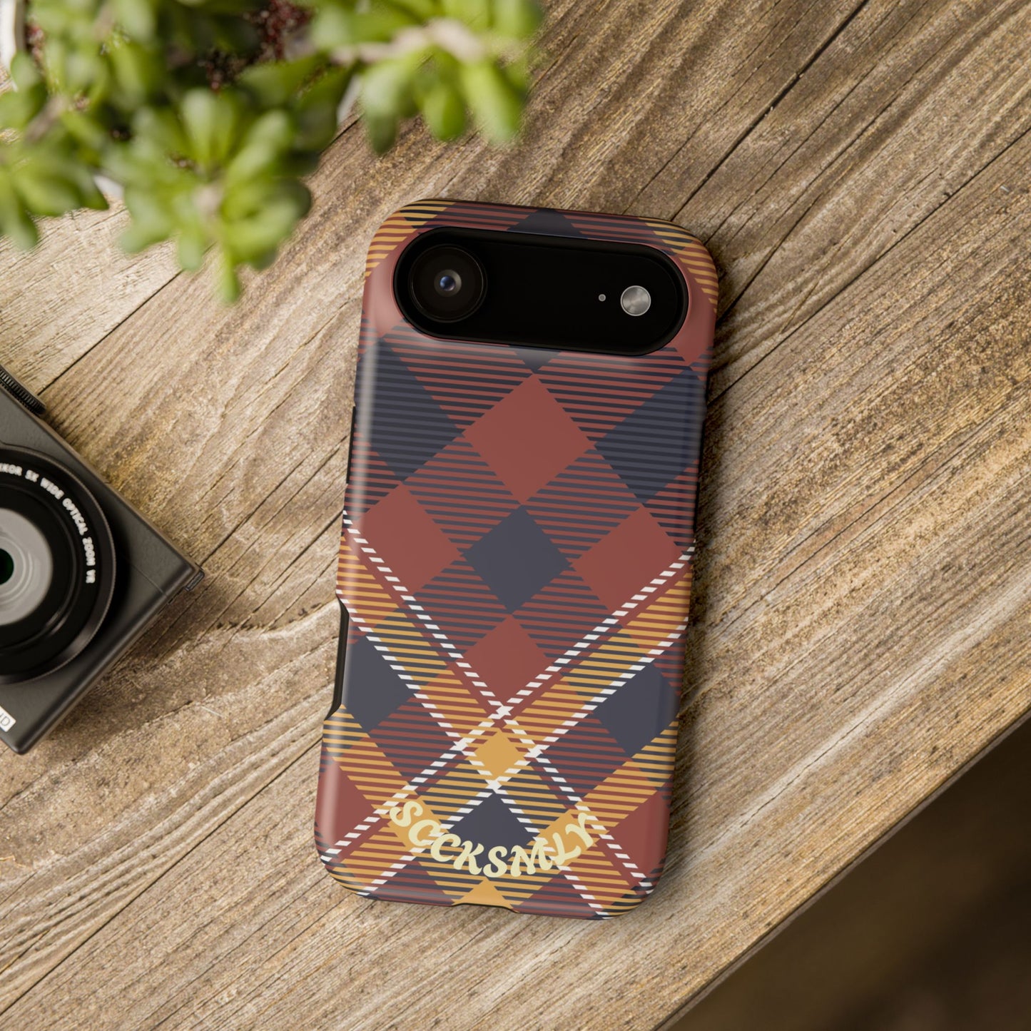 Harvest Tartan Phone Case for Apple