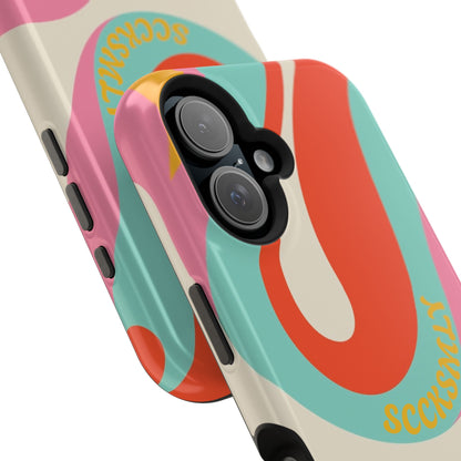 Psychodelic Acid Swirl Phone Case for Apple