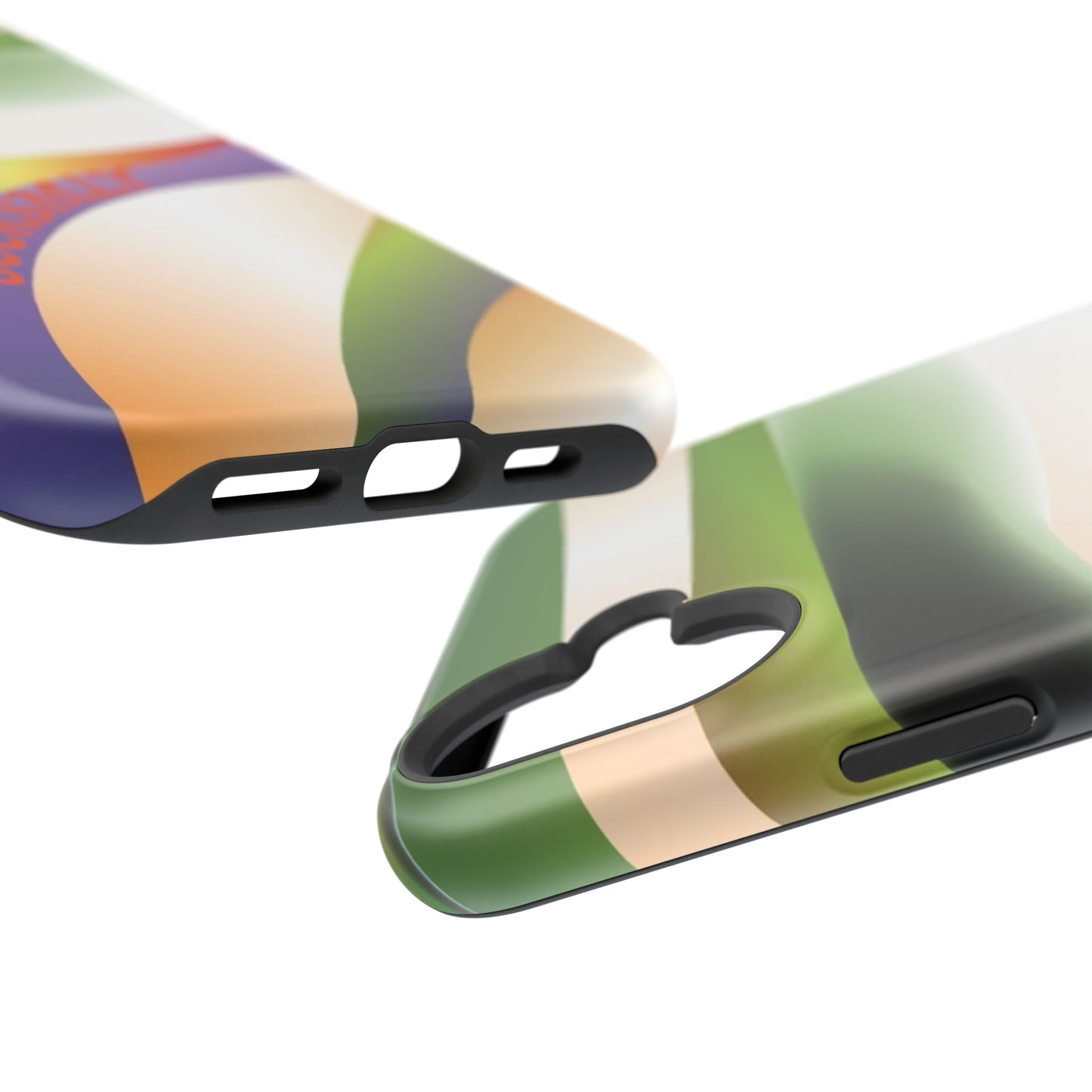 Green Waves Phone Case for Apple