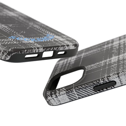 Smoky Grungy Plaid Phone Case for Apple