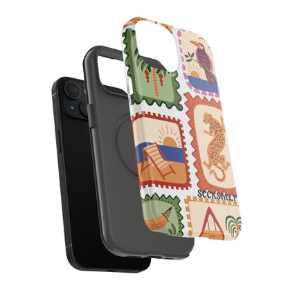 Tropical Print Phone Case for Apple