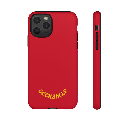 SOLID Calm Cherry Tough Case for Apple