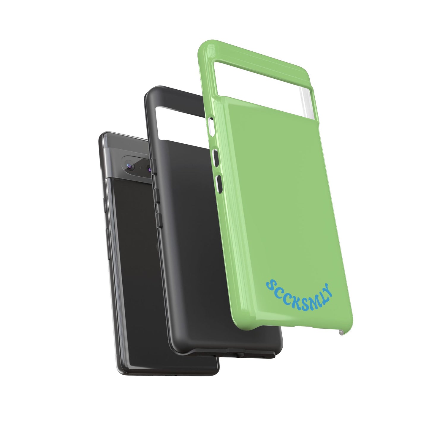 SOLID Sour Lime Tough Case for Google Pixel