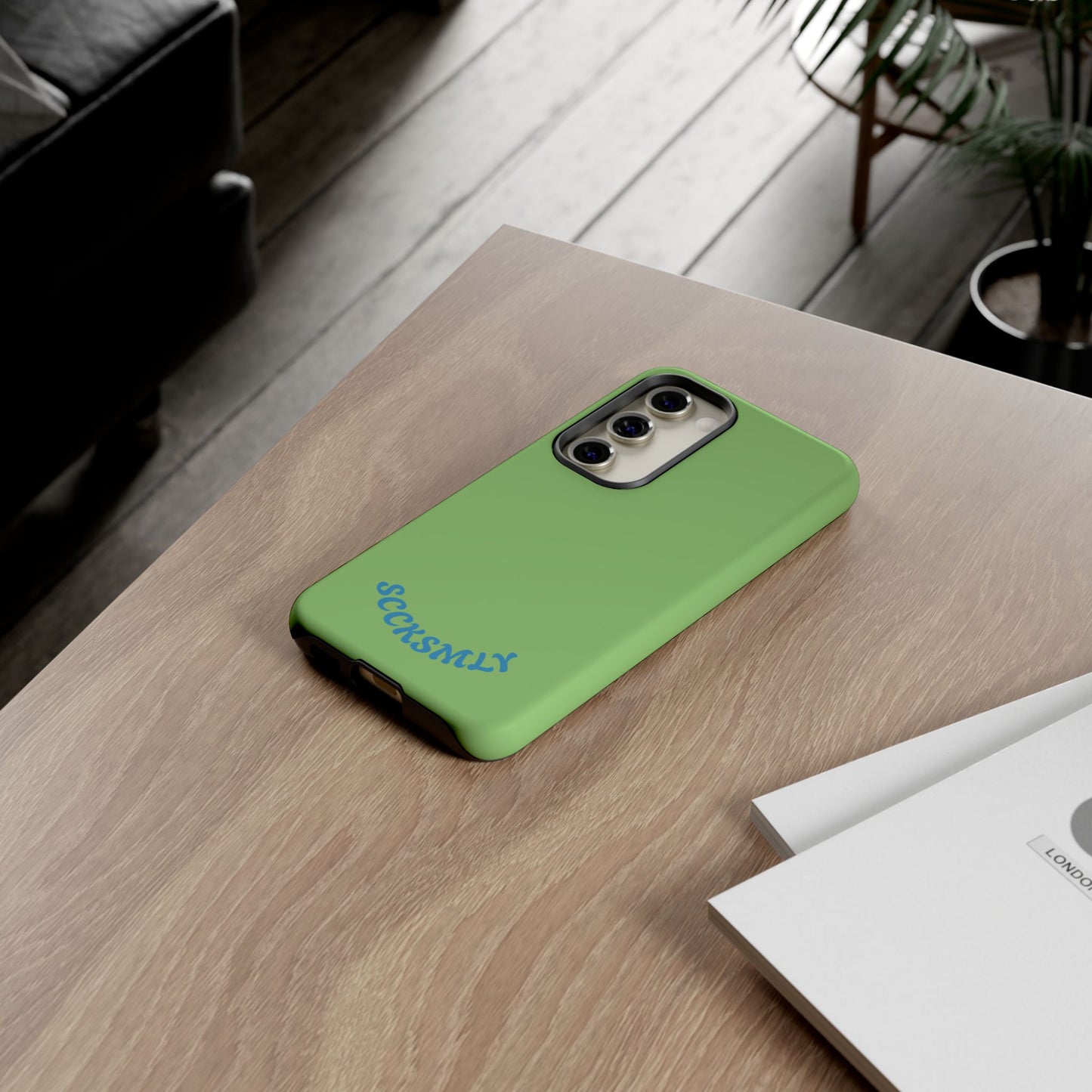 SOLID Sour Lime Tough Case for Samsung