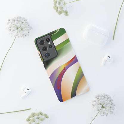 Green Waves Phone Case for Samsung